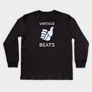 Vintage Beats Kids Long Sleeve T-Shirt